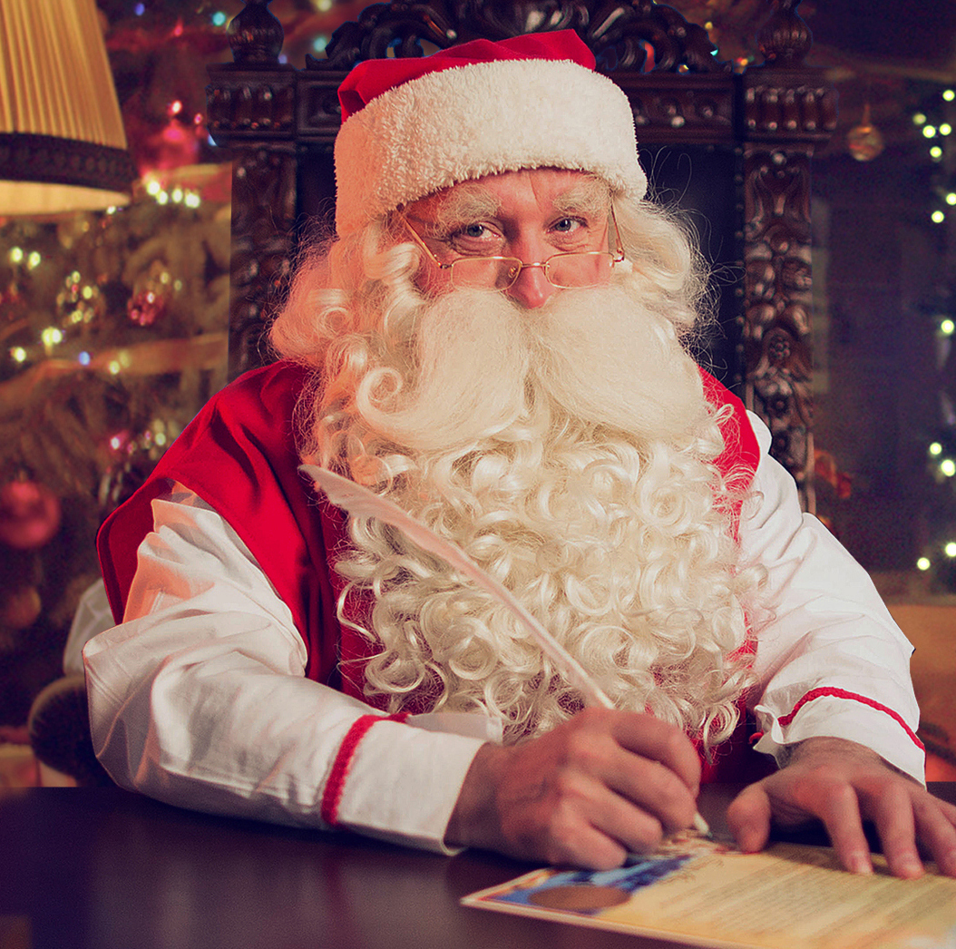 Was kann man an den Weihnachtsmann schreiben?