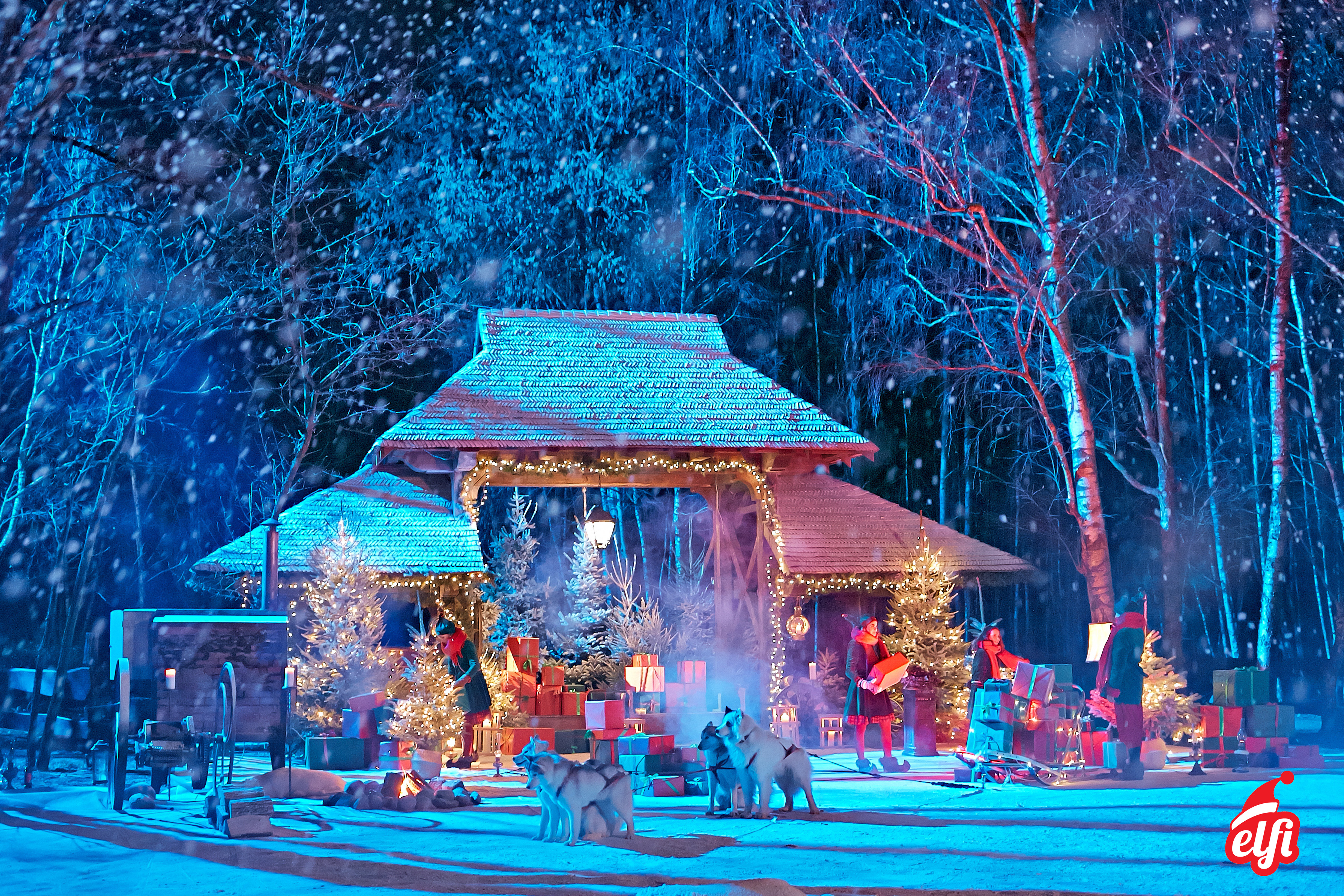 Das Weihnachtsmann Dorf in Lappland