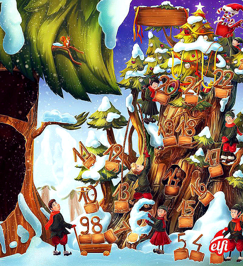 Ein kostenloser Adventskalender für Kinder